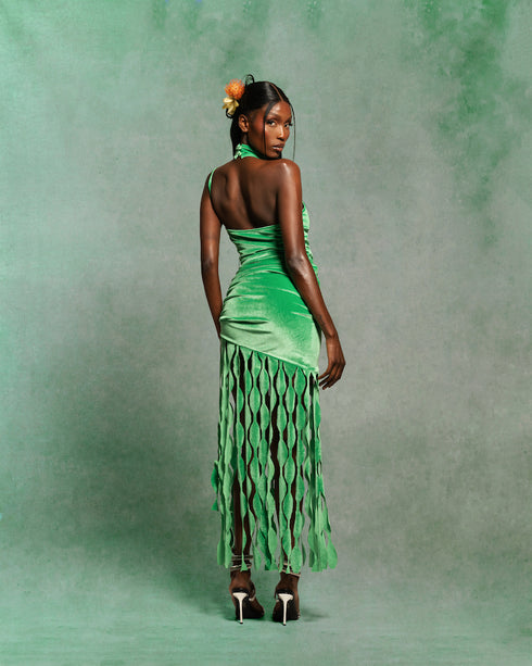 GRASS DRAPE TOP